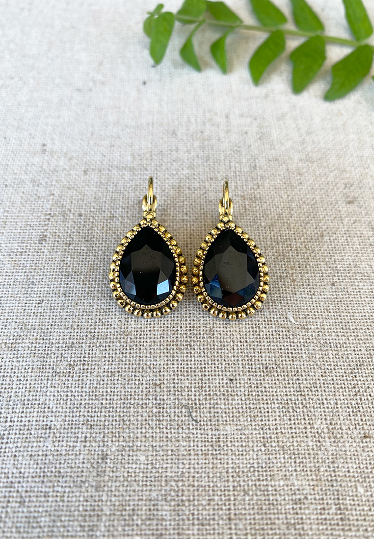 Ohrenhänger Drosera schwarz Ohrenhänger Drosera schwarz