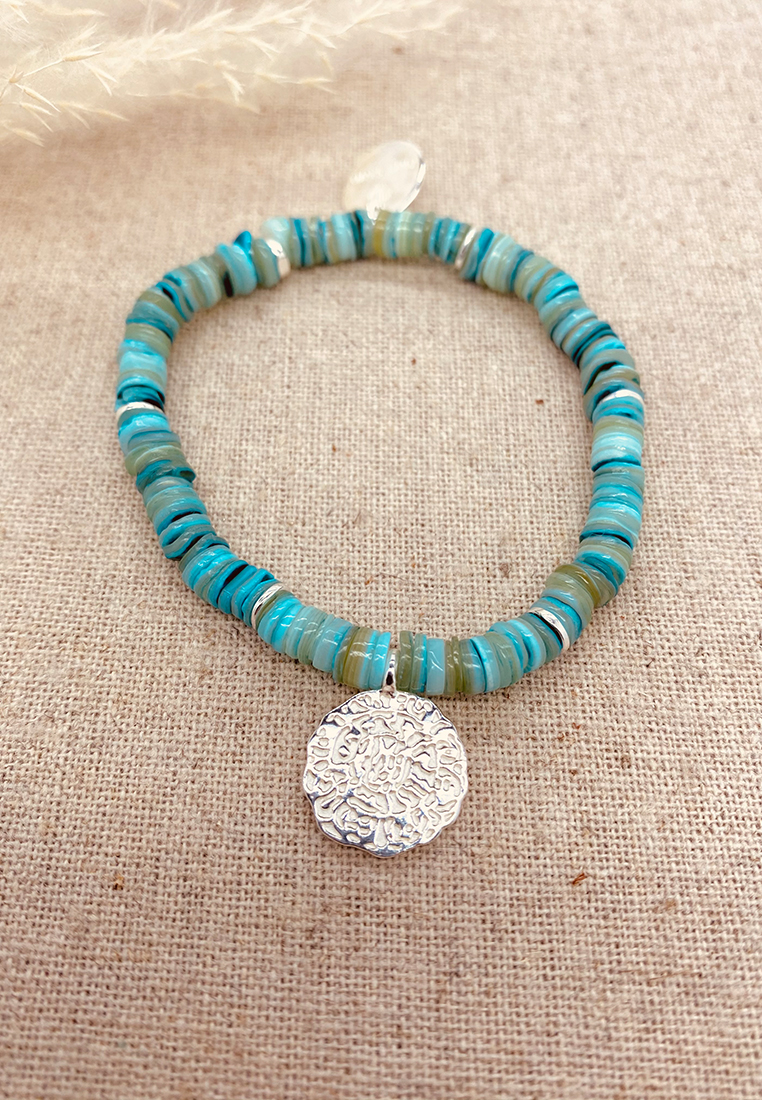 Armkette Anemone Silber mint Armkette Anemone Silber mint