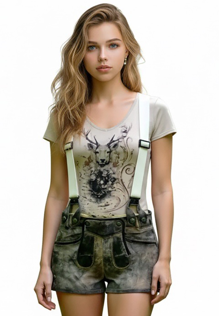 Damenlederhose Strinberg stein