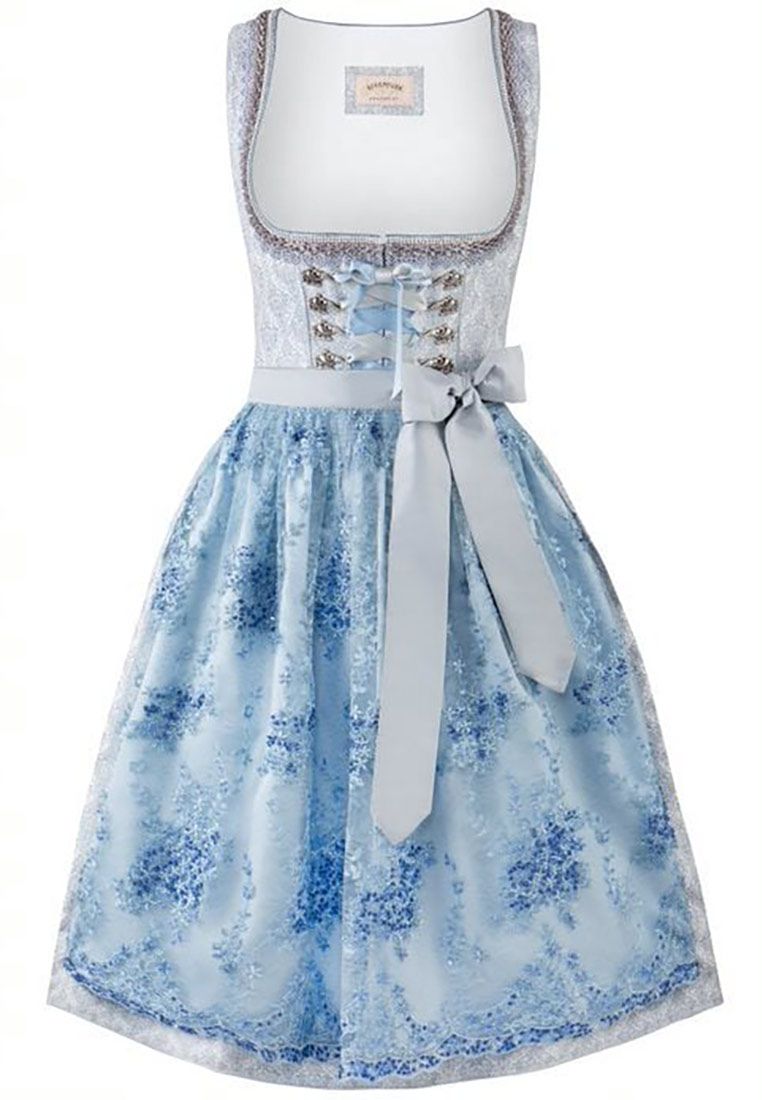 Dirndl Anastasia hellblau-silber main image 0