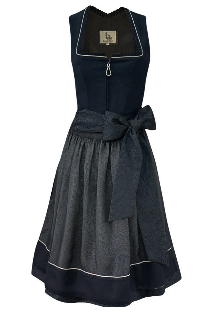 Dirndl Marisella schwarz 60cm | 42 | 52300_60_schwarz.6